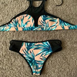 VS PINK two piece halter bikini
